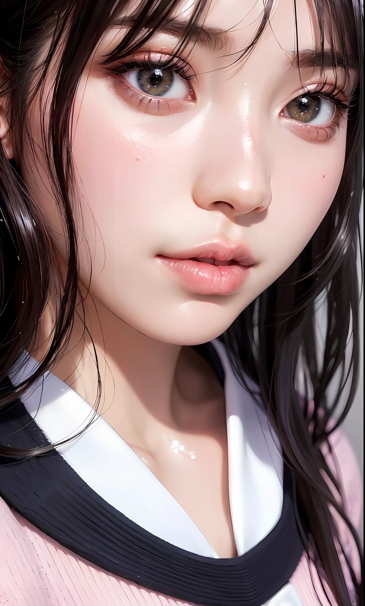 8k RAW Photo Photorealistic 1 25 Lipgloss Eyelashes SeaArt AI