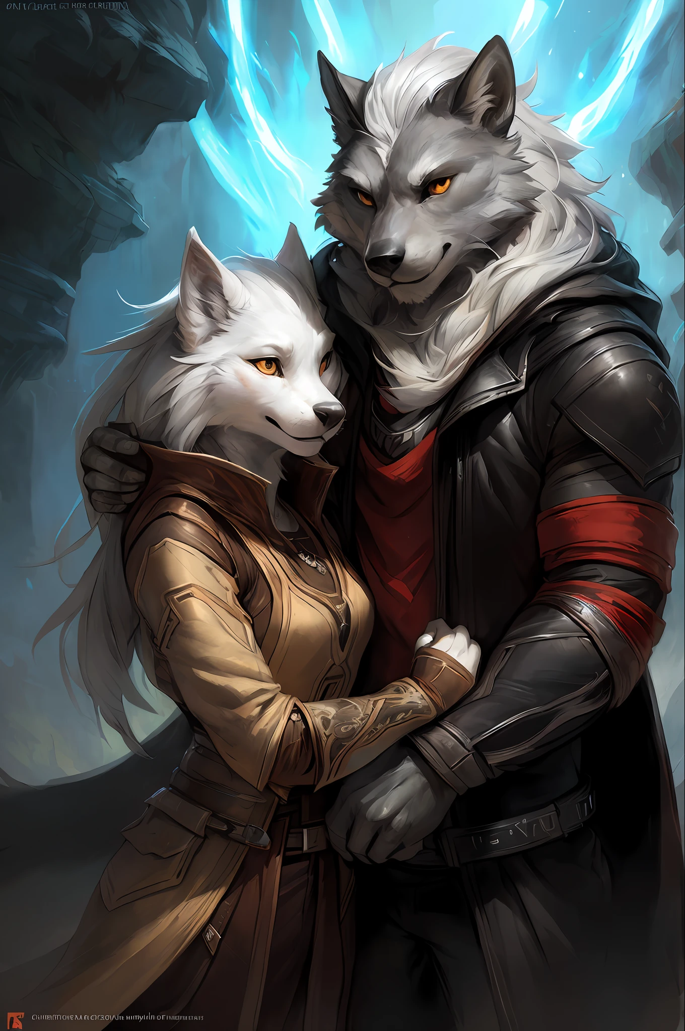 Kenket Ross Tran Ruan Jia Bonifasko A Male Silver Wolf Made Out Of