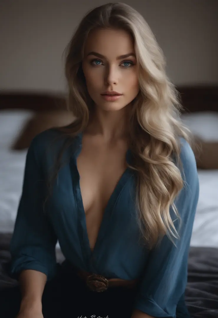 Arafed Full Woman Sexy Girl With Blue Eyes Nude Ultra Realistic Meticulously Detailed