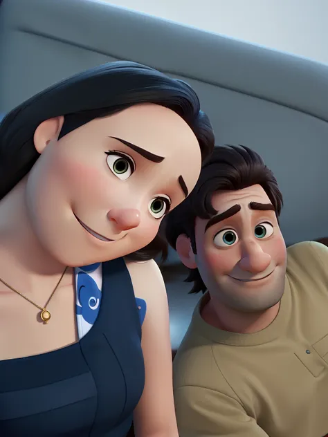 Mulher E Homem Estilo Pixar Seaart Ai