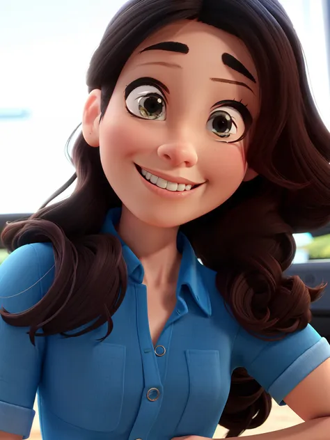 Mujer Estilo Disney Pixar Alta Calidad Mejor Calidad Seaart Ai