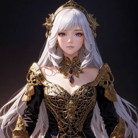 (best quality,masterpeace),(intricate details),(perfect composition), beauty detailed face,hyperrealistic, A young woman is reincarnated into a world of magic and adventure, where she must use her modern knowledge and skills to survive and thrive in this n...