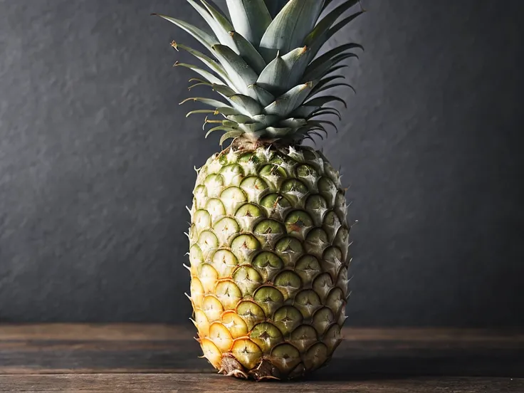 Pineapple isolated on white background, high quality product image ...