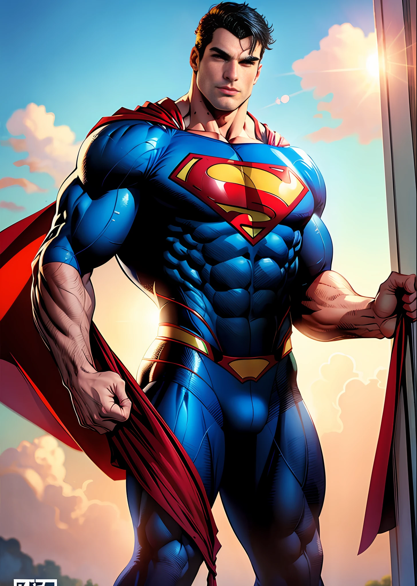 (best quality, masterpiece) zeb atlas superman cosplay - SeaArt AI