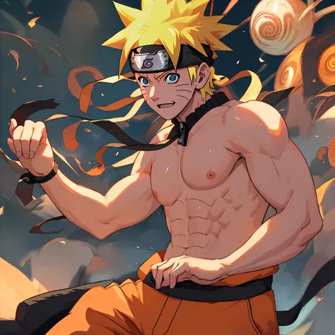 uzumaki naruto,cfnm,muscle,barechested male