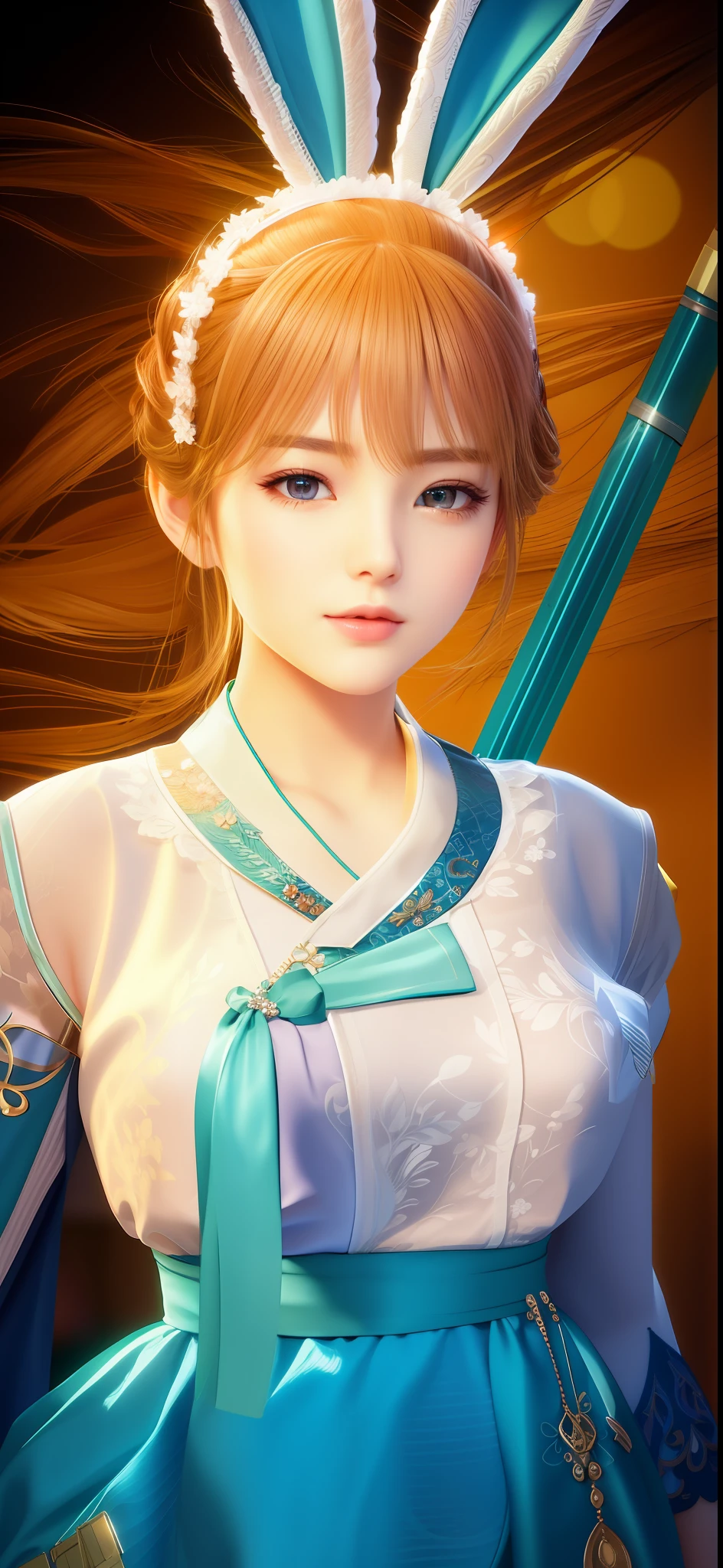 (极其细致的 CG unity 8k 壁纸), 世界上最美丽的艺术品, 1女孩, 上半身,