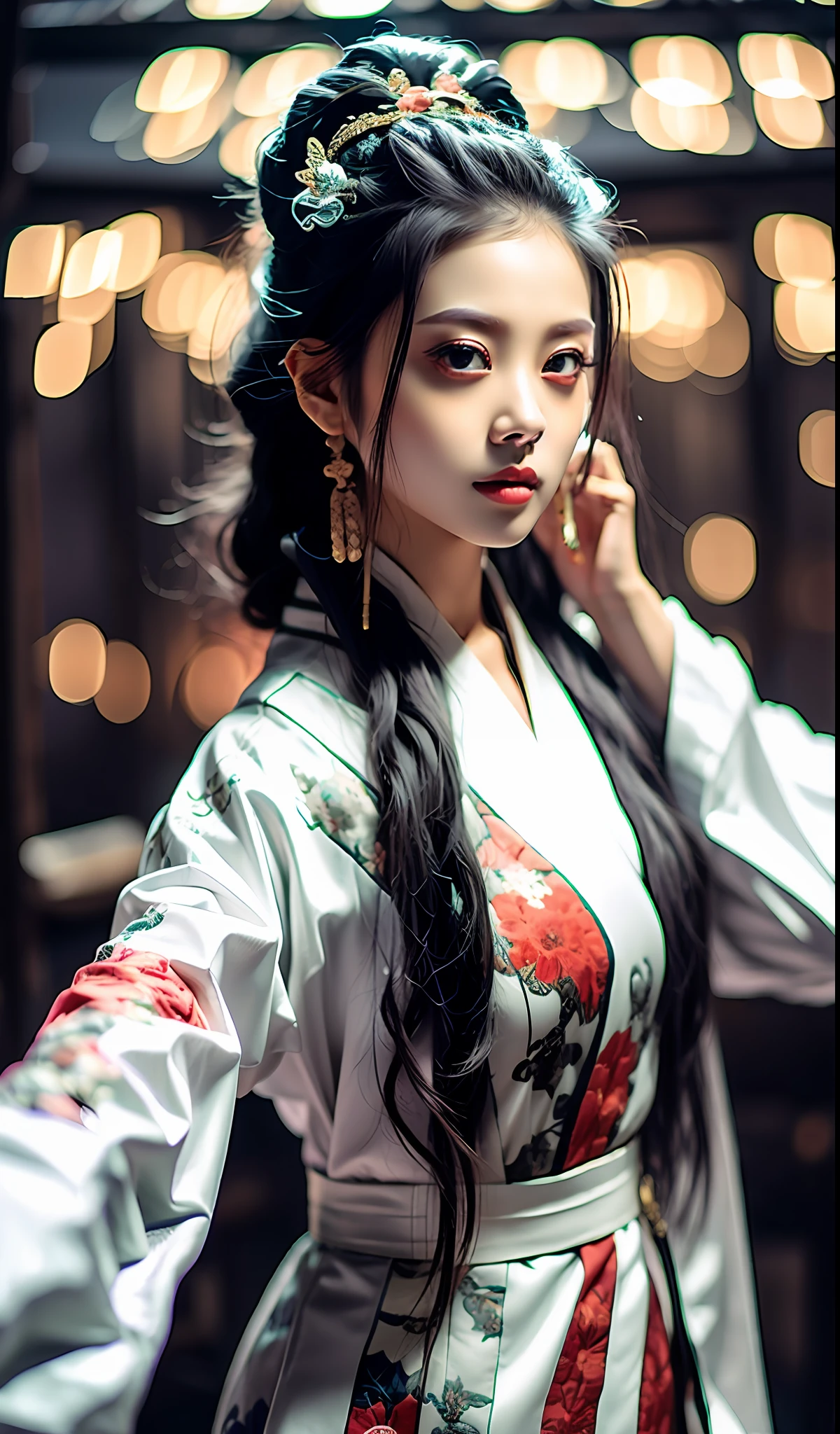 best quality, master, highres, wuxia 1girl, china dress, super Beautiful face, super beautiful eye, super beautiful hair super beautiful face, super beautiful eyes, super beautiful hair, sexy