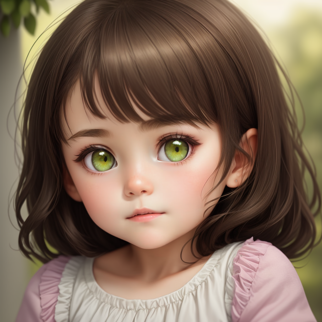 8-year-old-girl-green-eye-dark-brown-hair