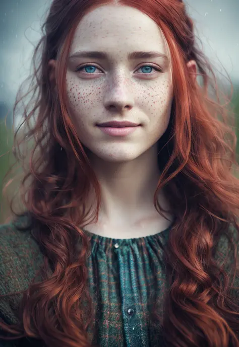 ultra hyper realistic award winning full body photo of a single European female, freckle face, full body, 32 yo, beautiful face,...