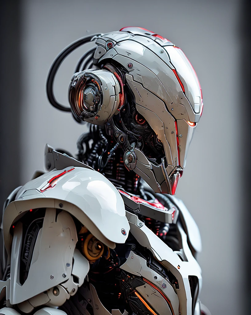 dvMech, 85 mm, F1.8, retrato de robô, escuro Matte Smooth Ceramic, design intrincado, Muito detalhado, detalhes finos, linhas extremamente nítidas, iluminação cinematográfica, fotos realistas, Uma obra-prima detalhada, escuro_fantasia, ciberpunk ,(motosserra,motosserra man,vermelho:1.1),1 homem,Maravilha Mecânica,Presença robótica,Guardião Cibernético,em um traje mecânico surrado,intricado,(metal de aço [oxidado]),elegante,foco claro,por tiro de Greg Rutkowski, iluminação suave, cores vibrantes, Obra de arte, ((rua)), tiro de vaqueiro, pose dinâmica,