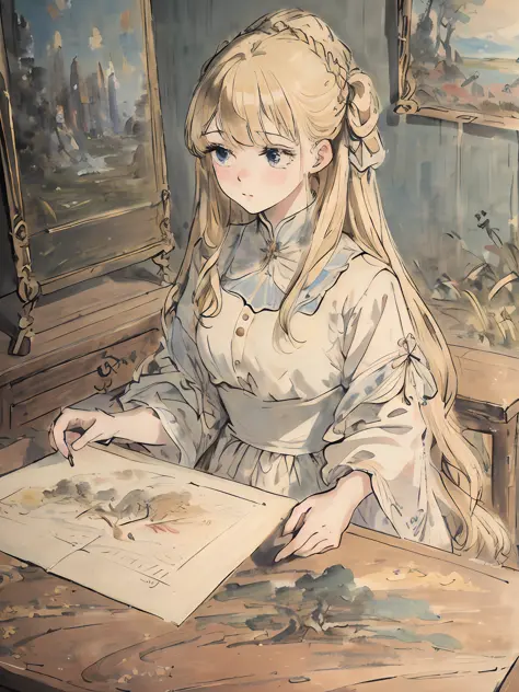 masterpiece, best quality, an extremely delicate and beautiful girl,an extremely delicate and beautiful, world masterpiece theater, ultra-detailed, highly detailed, best quality, blonde hair, highres, extremely detailed,1girl, best quality, illustration, l...