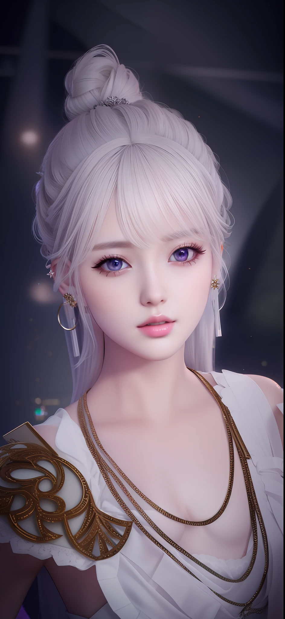 (极其细致的 CG unity 8k 壁纸), 世界上最美丽的艺术品, 1女孩, 上半身,韩国偶像,