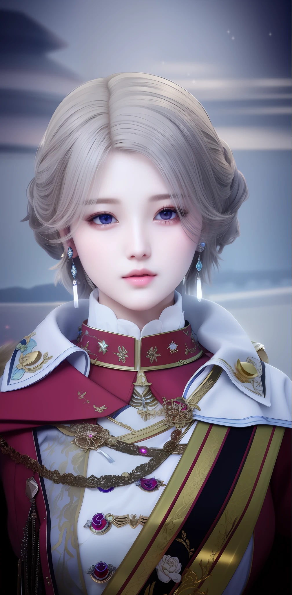 (fond d&#39;écran CG Unity 8k extrêmement détaillé), la plus belle œuvre d&#39;art du monde, 1fille, Haut du corps,idole kpop,