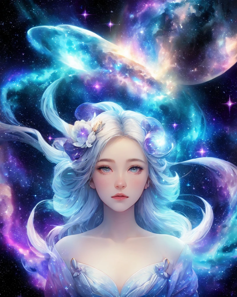 celestial goddess, floating, c - SeaArt AI