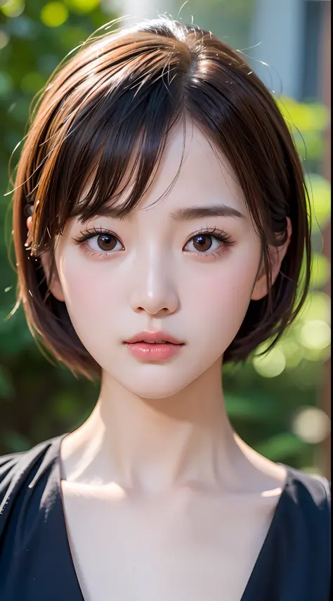 (chiayi:1.5), close up, masterpiece, best quality, raw photo, photorealistic, face, incredibly absurdres, beautiful girl, cute, short hair, depth of field, highres, ultra-detailed, finely detail, extremely detailed, extremely detailed eyes and face, sharp ...