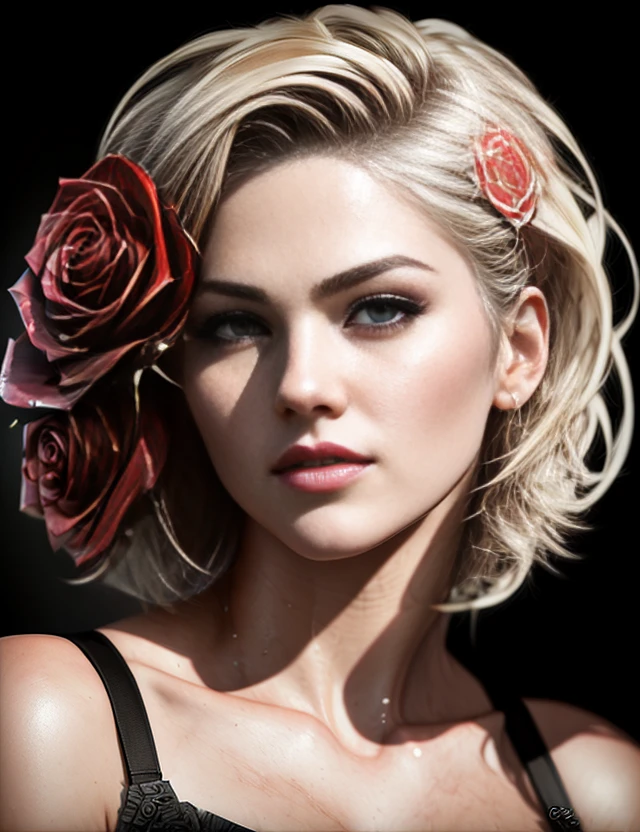 (Masterful Digital Artwork:1.3) of (Ultra detailed:1.3),(Lustful:1.3) raw photo ((ultra-detailed)), (photo)), woman and rose AND ((ultra-detailed)), ((photo)), roses AND ((ultra-detailed)), ((photo)), 2woman 25 year old, blonde hair, black eye,(by Artist WLOP:1.3),CGSociety,ArtStation