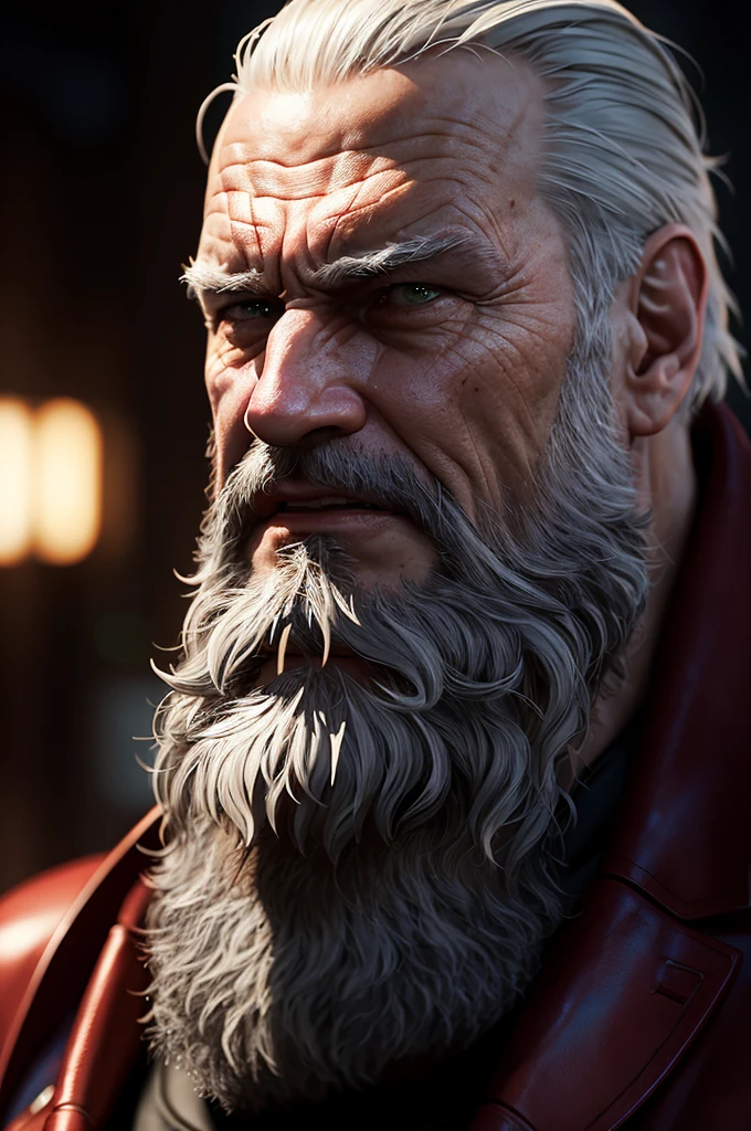 Marvel, Old man logan, realistically, dynamic lights, old, beard by making gray, full footage, (extremely detailed 8k wallpaper of CG unit), trend in ArtStation, trend in CGSociety, high detail, sharp focus, dramatic, photorealistic