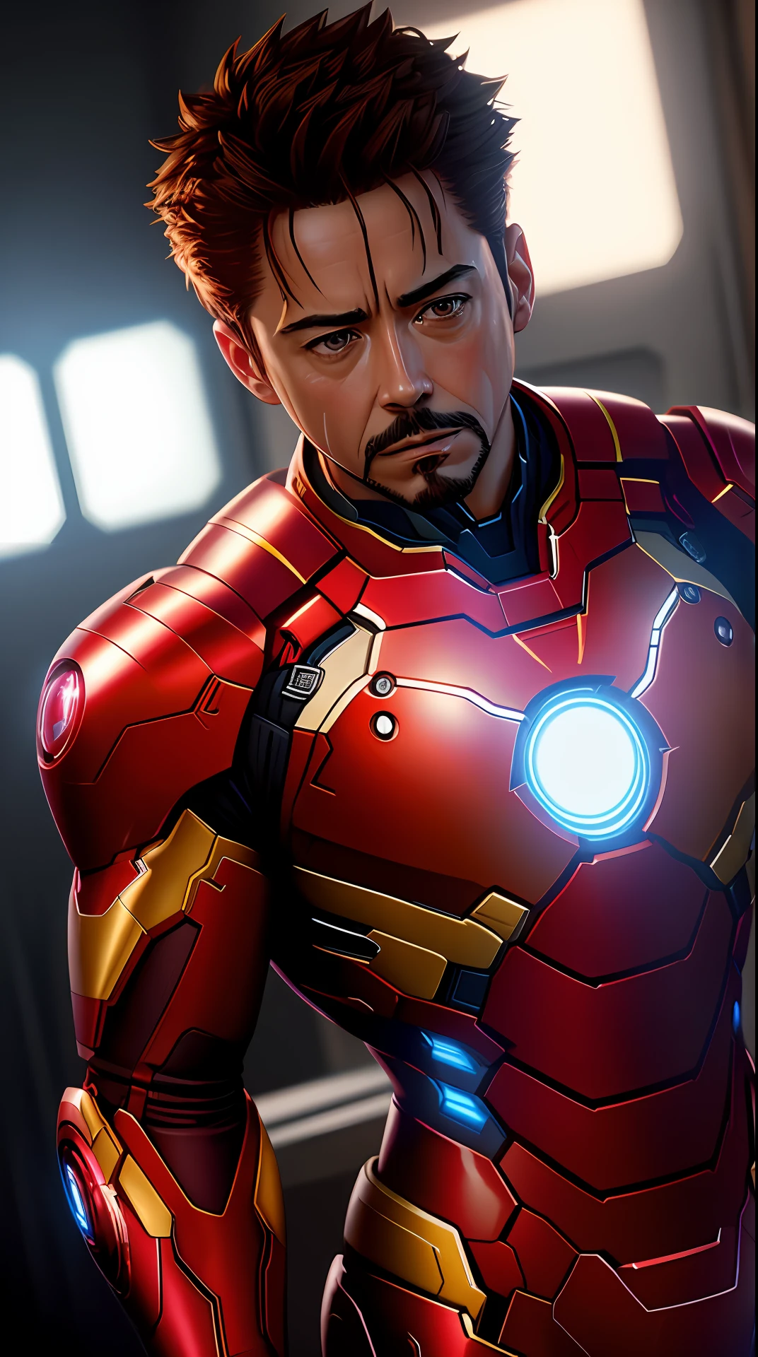 tony stark is iron man ,no hel - SeaArt AI