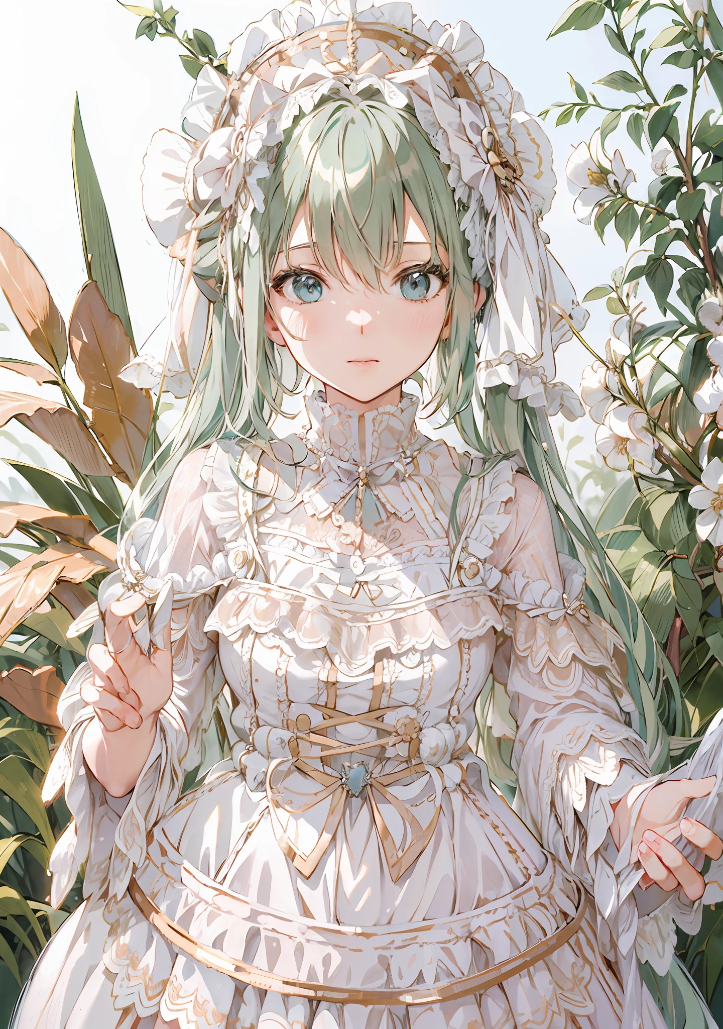 (Hatsune Miku, pixiv), Mode, Haarband, Bonnet, Kleid, gestreifte Ärmel, Garter belt, //
, (()), (Anime-Serie:1.5), Manga-Filme, Tageslicht, Kantenbeleuchtung, ((Hochauflösend:1.2, Meisterwerk:1.2)), Absurdität, Hochauflösend, (8k Auflösung), 8K, 8k Auflösung, hohe Detailgenauigkeit, detailliert und komplex, Komplexe Details, Very Komplexe Details, Absurd Detail, ((Oberkörper:1.2)), Porträt, , (()), Anime-Serie, Manga-Filme, Sonnenlicht, Kantenbeleuchtung, ((gute Qualität:1.2, Meisterwerk:1.2)), Absurdität, Hochauflösend, (8k Auflösung), 8K, 8Kloster, 8k Auflösung, hohe Detailgenauigkeit, detailliert und kompliziert, komplizierte Details, Very komplizierte Details, absurde Menge an Details, ((Oberkörper: 1.2)), Porträt,