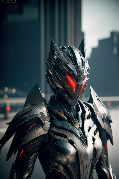 1 japanese girl, WARFRAME, intricate pattern, heavy metal, energy lines, faceless, glowing eyes, elegant, intense, blood red and black uniform, solo, modern, city, streets, dark clouds, thunderstorm, heavy rain,
dramatic lighting,
(masterpiece:1.2), best quality, high resolution,   beautiful detailed, extremely detailed, perfect lighting,