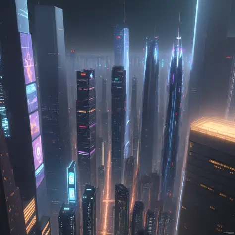 (((Masterpiece))), best quality, ultra-detailed CG unity 8k wallpaper, cyber city, tokyo, big future city