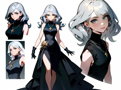 Masterpiece: 1.6, best quality: 1.4, live image: 1.2, intricate details: 1.2, charturnerv2: 1.2, 1lady full body character change,
Appearance: milf: 1.25, thin: 1.3, light blue eyes, medium breasts, detailed eyes, quality eyes,
Clothing: black sleeveless d...