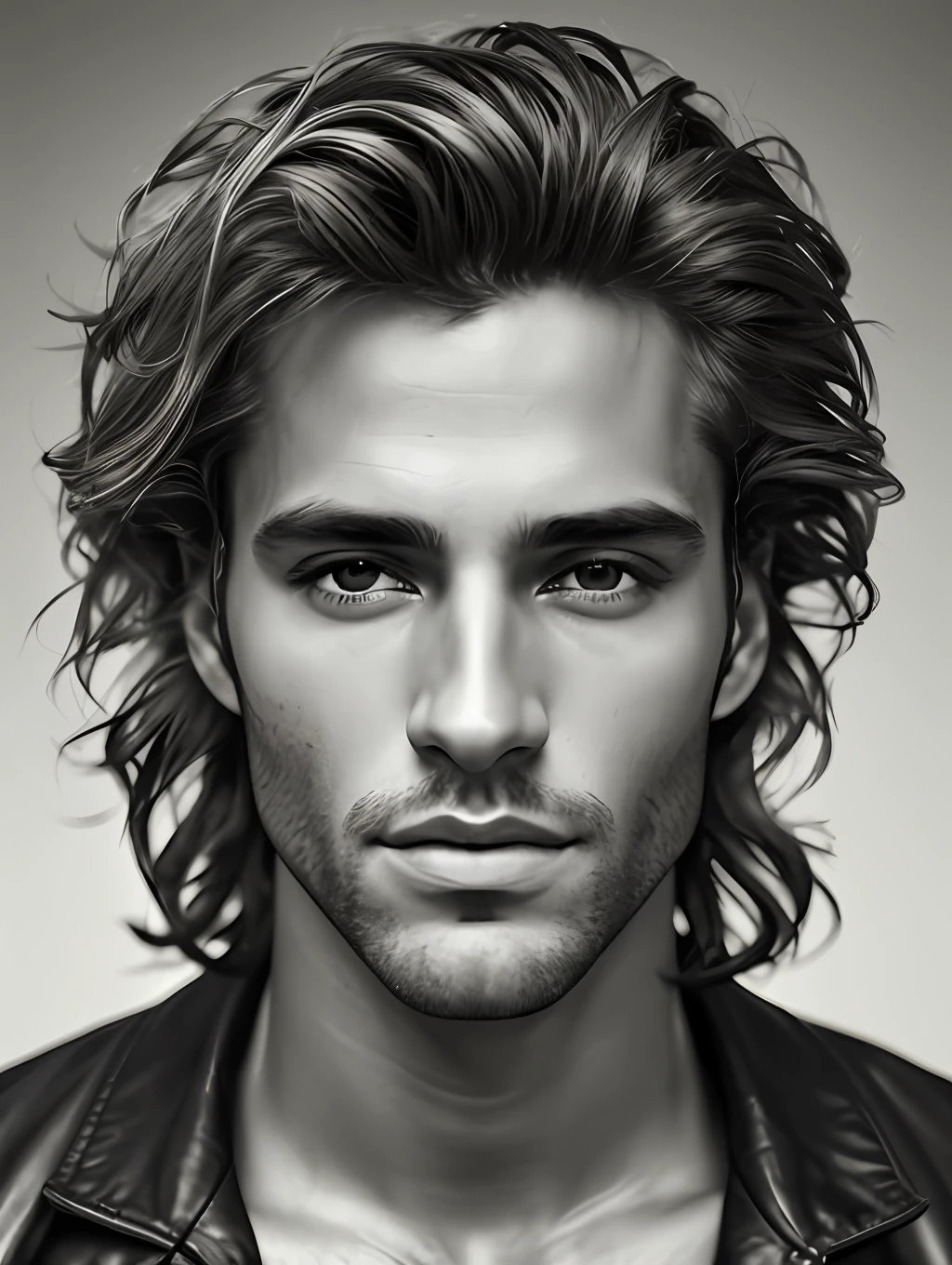 A photorealistic portrait of a stunningly handsome tanned Brazilian male supermodel with no make-up, extremely detailed light honey eyes, detailed symmetric realistic face, extremely detailed natural texture, peach fuzz, windy messy hair, masterpiece, absurdres, award winning photo by lee jeffries, nikon d850 film stock photograph, kodak portra 400 camera f1.6 lens, extremely detailed, amazing, fine detail, rich colors, hyper realistic lifelike texture, dramatic lighting, unrealengine, trending on artstation, cinestill 800 tungsten, looking at the viewer, photo realistic, RAW photo, TanvirTamim, high quality, highres, sharp focus, extremely detailed, cinematic lighting, 8k uhd,-imagine-