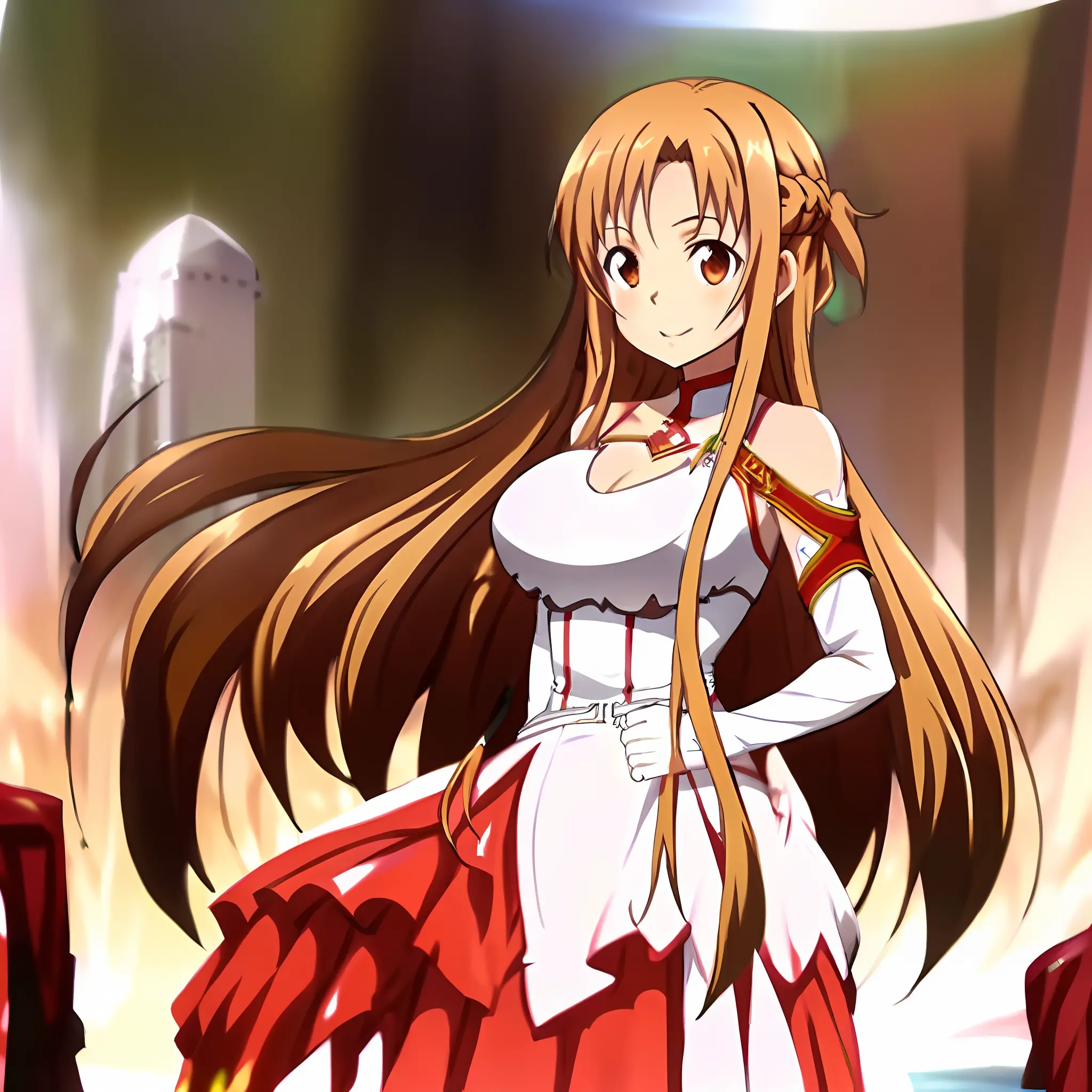 Masterpiece Full Body Asuna Yuuki Best Quality Expressive Eyes Perfect Face Seaart Ai