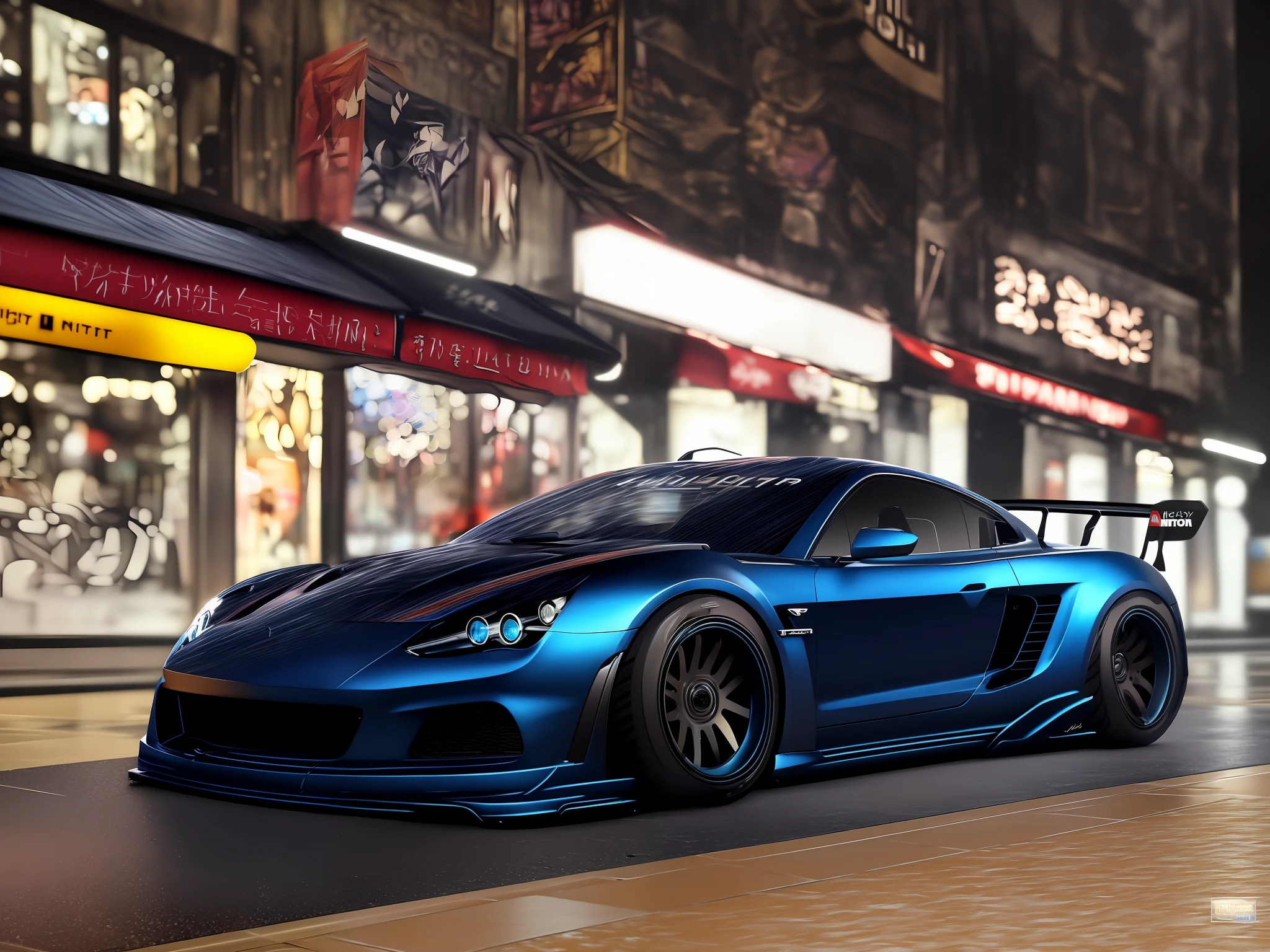 sport car,tuned, motion, (at night:2) (motion blur:1. 3), movie action scene, (Need for Speed:1. 1), wet reflection, racing game, (cityscape in background:1. 5), (detailed stunning environment:1.5), moody dark atmosphere, neon underground aesthetics, (sci-fi), cyberpunk, blade runner, cinematic, cover art, (low front angle),intricate, (highly detailed:1.5), digital painting, digital art, artstation, concept art,(color contrast:1. 1), (Wide lens:1.5),best quality masterpiece, (photorealistic:1.5), sharp focus, 8k, HDR, shallow depth of field, broad light, high contrast, light sparkles, chromatic, sharp focus,transparent,(clear photo:1.5)