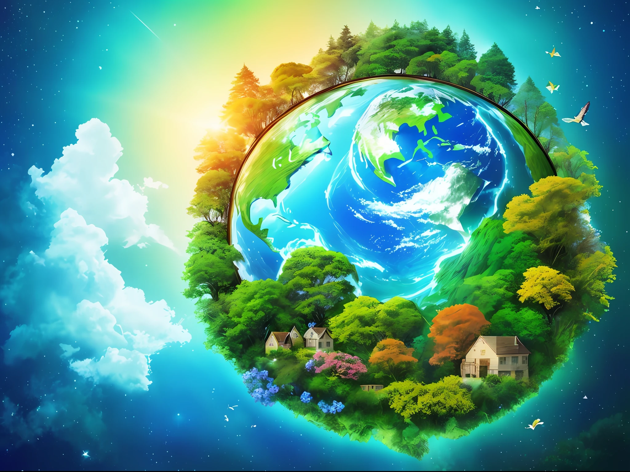 Celebrate Earth Day with a beautiful and powerful poster design ...