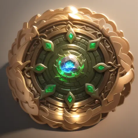 {Intricate magic ring made of small elf fairies } ,   runes of power, game icon (masterpiece)