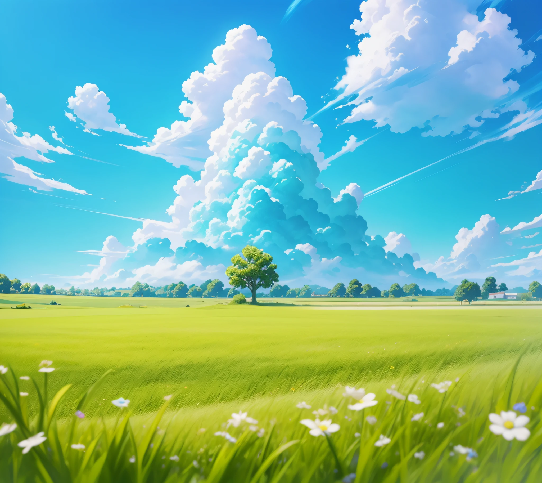 Anime Leaf Grass Painting Green Background स्टॉक इलस्ट्रेशन 1704714730 |  Shutterstock