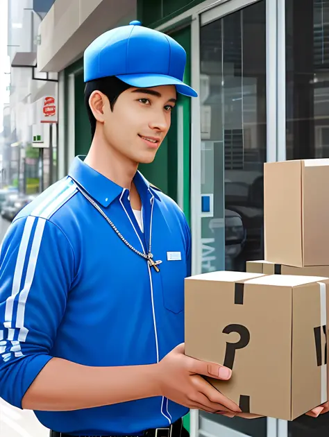 On a clear morning, a young man in a blue courier uniform walked down the street carrying a large pile of packages. He held a detailed list of couriers in his hand and carefully examined the addresses and contact details of each recipient.

The courier bro...