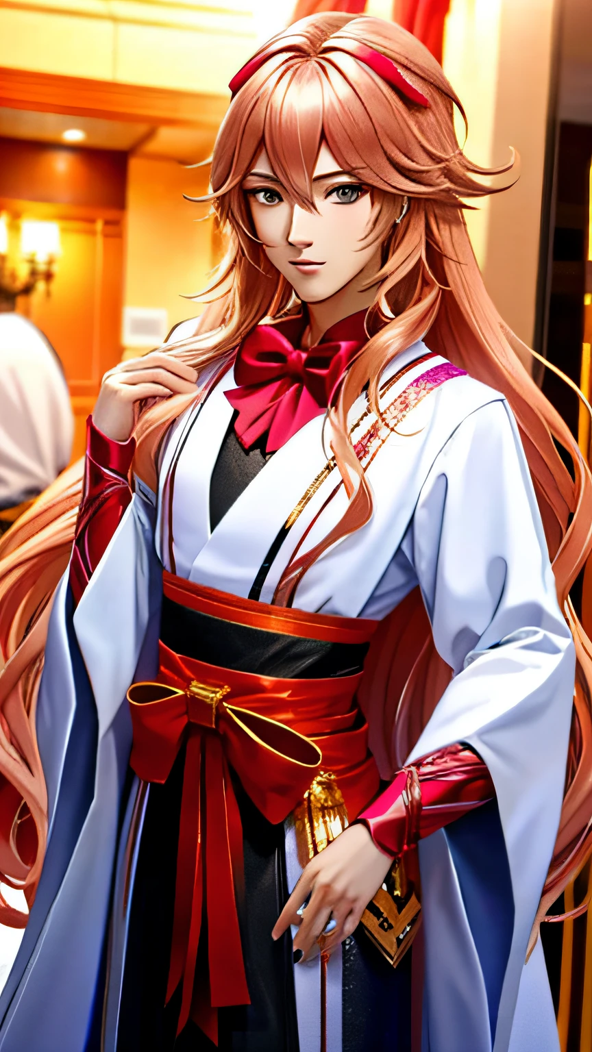 Anime - style image of a woman in a kimono outfit - SeaArt AI