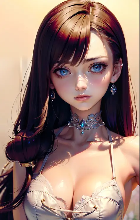 ((Top Quality, 8k, Masterpiece: 1.3)),, Beautiful Girl with Slender Abs: 1.3, (Hairstyle Random, Big: 1.5), Ultra Detailed Face, Detailed Eyes, Double Eyelids
