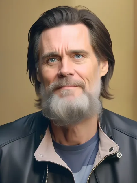 there is a man that is smiling and posing for a picture, jim carrey ...