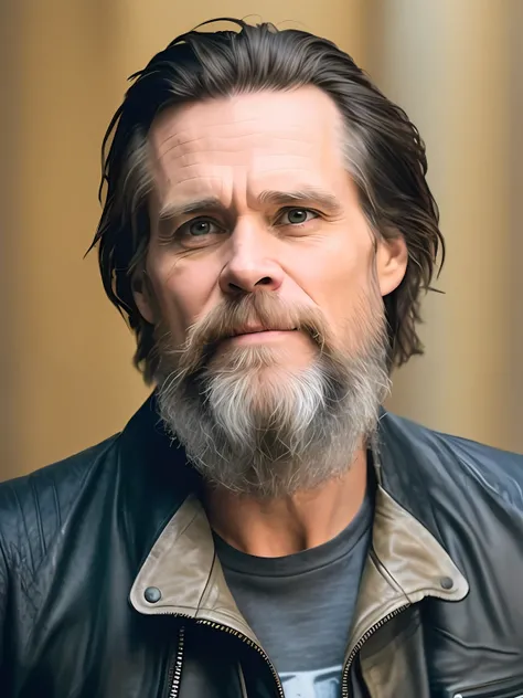 there is a man that is smiling and posing for a picture, jim carrey ...