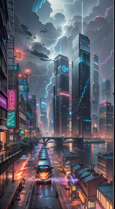 (The Flash), (holding a courier box in hand), lightning around the body, running fast, a city in the background, lightning in the sky, highly detailed, cyberpunk, neon, hyper-detailed, ultra-realistic, cinematic , octane rendering, 16k, mobile wallpaper, dc superheroes
