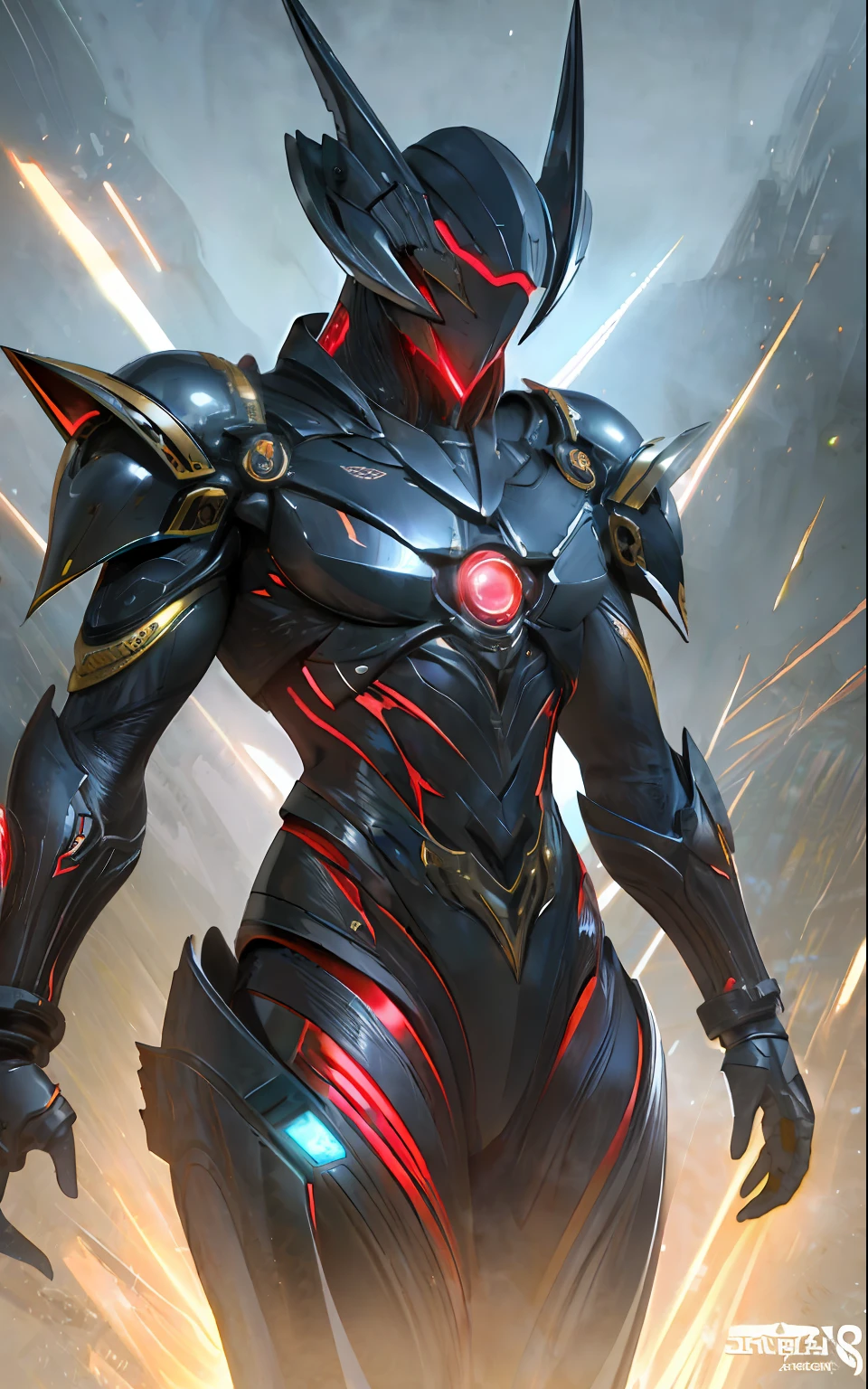 high quality metal texture, metalic lusters, highly detailed, solo, humanoid robot that resembles a male body, ((stalker \(warframe\) with robot ears)), high quality black and red mechanical helmet, (((wearing highly detailed torn black robe))),((mulitiple glowing eyes)), perfect hands, mechanical parts,Detailed crystallized,
((best quality)),(best quality),(masterpiece),extremely beautiful,
(best illustration),melting,abstract,splash,original,master composition,atmospheric 8k ultra detailed,beautiful details, fine details, extreme details,, (best quality),(masterpiece),extremely beautiful,master composition,atmospheric 8k ultra detailed,beautiful details, fine details, extreme details,(extremely detailed CG unity 8k wallpaper),amazing fine details and brush strokes, smooth, hd semirealistic anime cg concept art digital painting,cg painting,(photorealistic:0.4),(realistic:0.4)