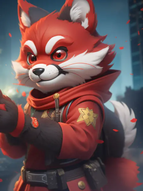 Red mascot, with eight uprising cultural characteristics Jiangxi City IP With unique creativity and design, Unreal V is in line ...