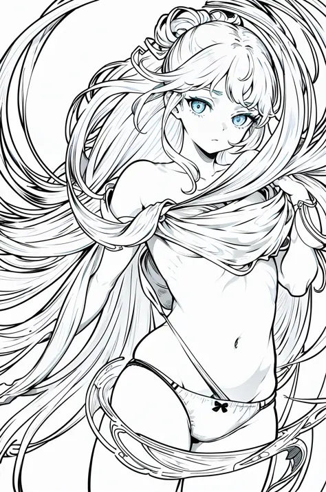 Best Quality Masterpiece Lineart 1 Girlnoclothes Seaart Ai 