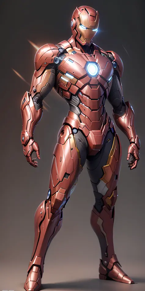 extremely cinematic quality, Marvel's Iron Man:1.2, wearing iconic armor,  standing heroically, surrounded by brooding night sky - SeaArt AI