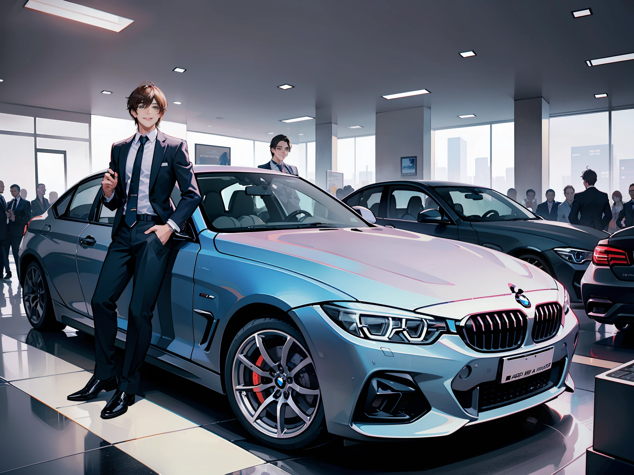 Bmw's new bmw dealership is a great place to get a new car - SeaArt AI
