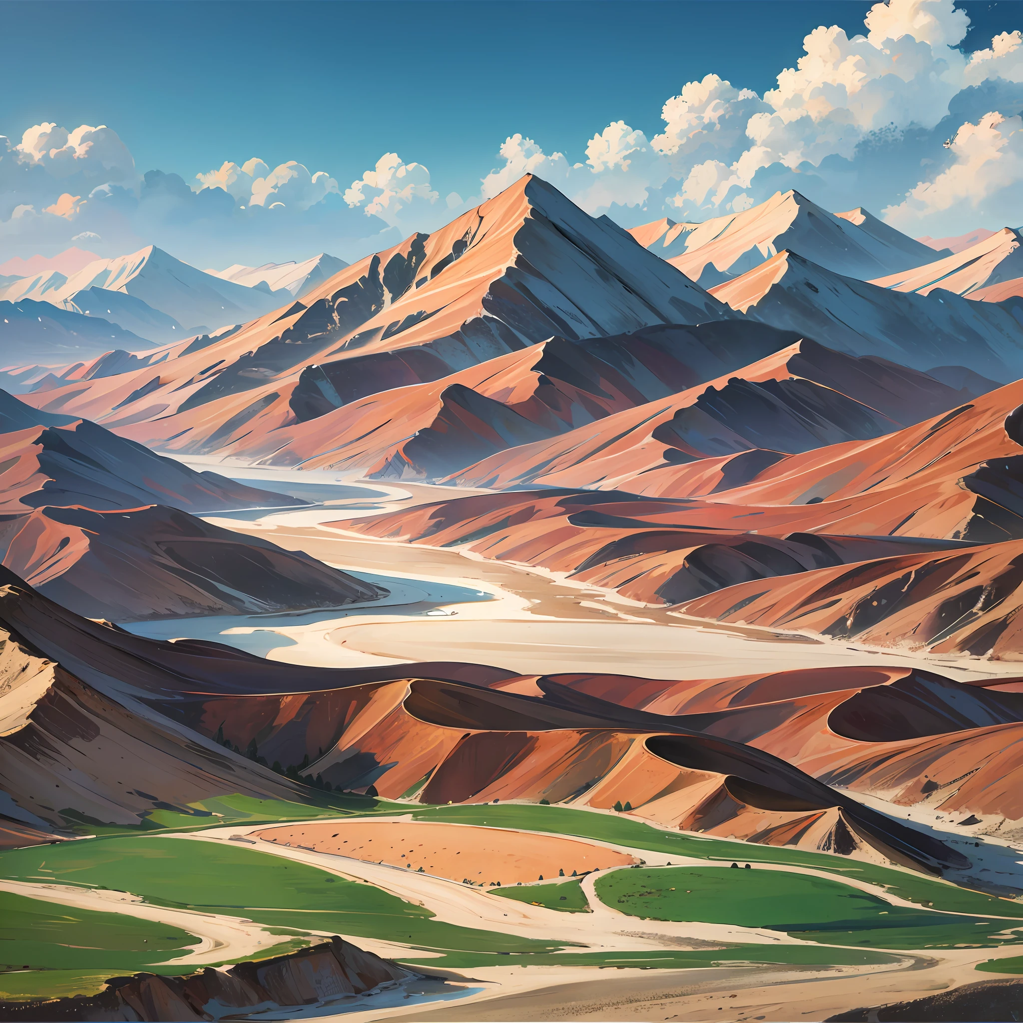 Xinjiang, China, landscape, mountain range, plateau, grassland, desert, lake, river, city, architecture, culture, ethnicity, tourism, scenic spots, ethnic minority customs, Uygur culture, Gobi Desert, Tianshan mountain range, Bayinbrook grassland, Kanas Lake, Ili River Valley, Taklamakan Desert, Silk Road, Hetian jade, raisins, oil resources.