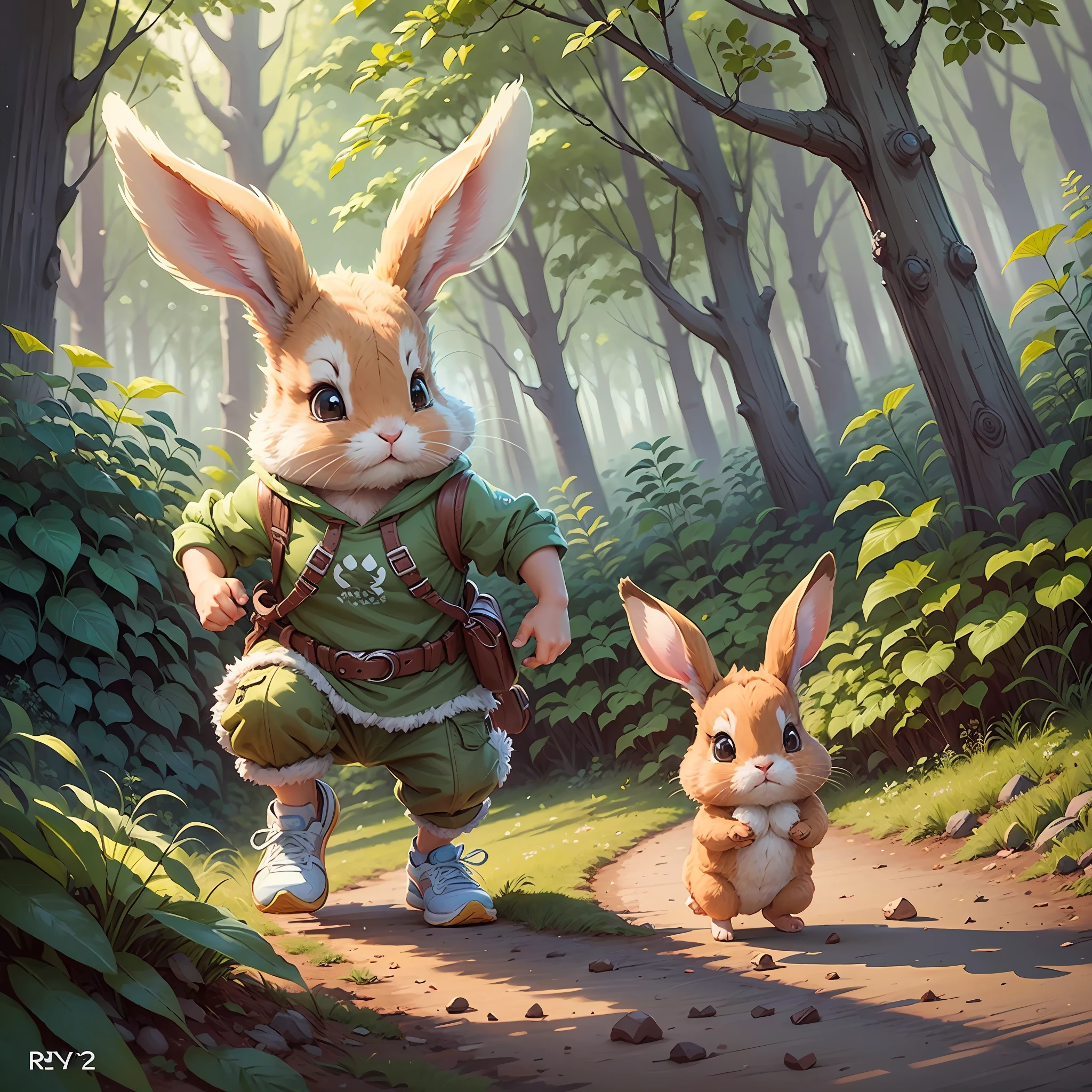 ArtStation - Cute Easter Bunny