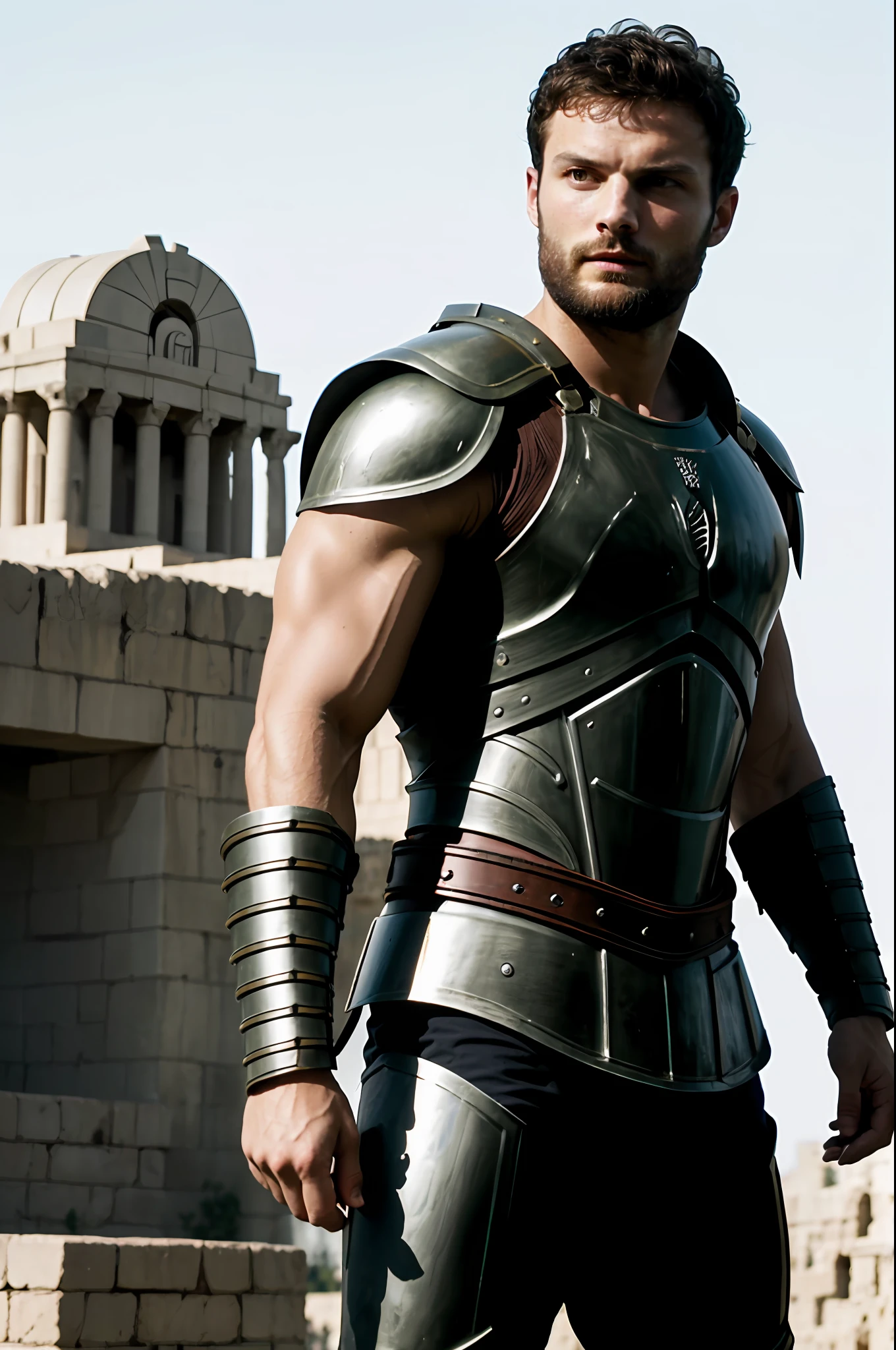 Создать Spartan), носить спартанские доспехи, сильный и мускулистый ...