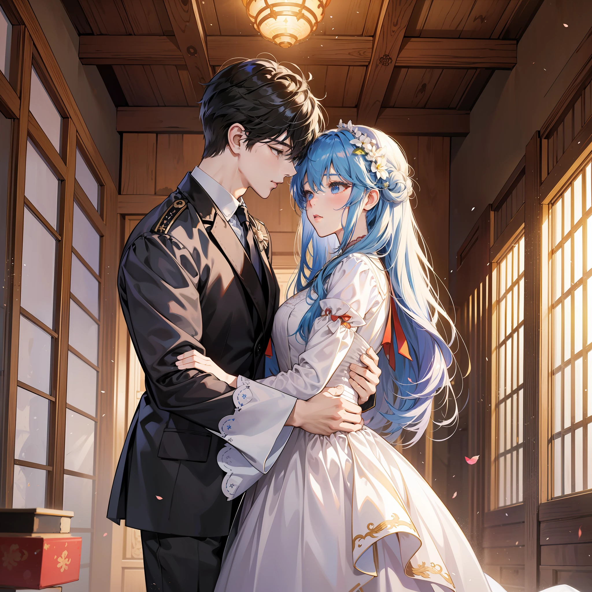 Anime Boy in Wedding Dress