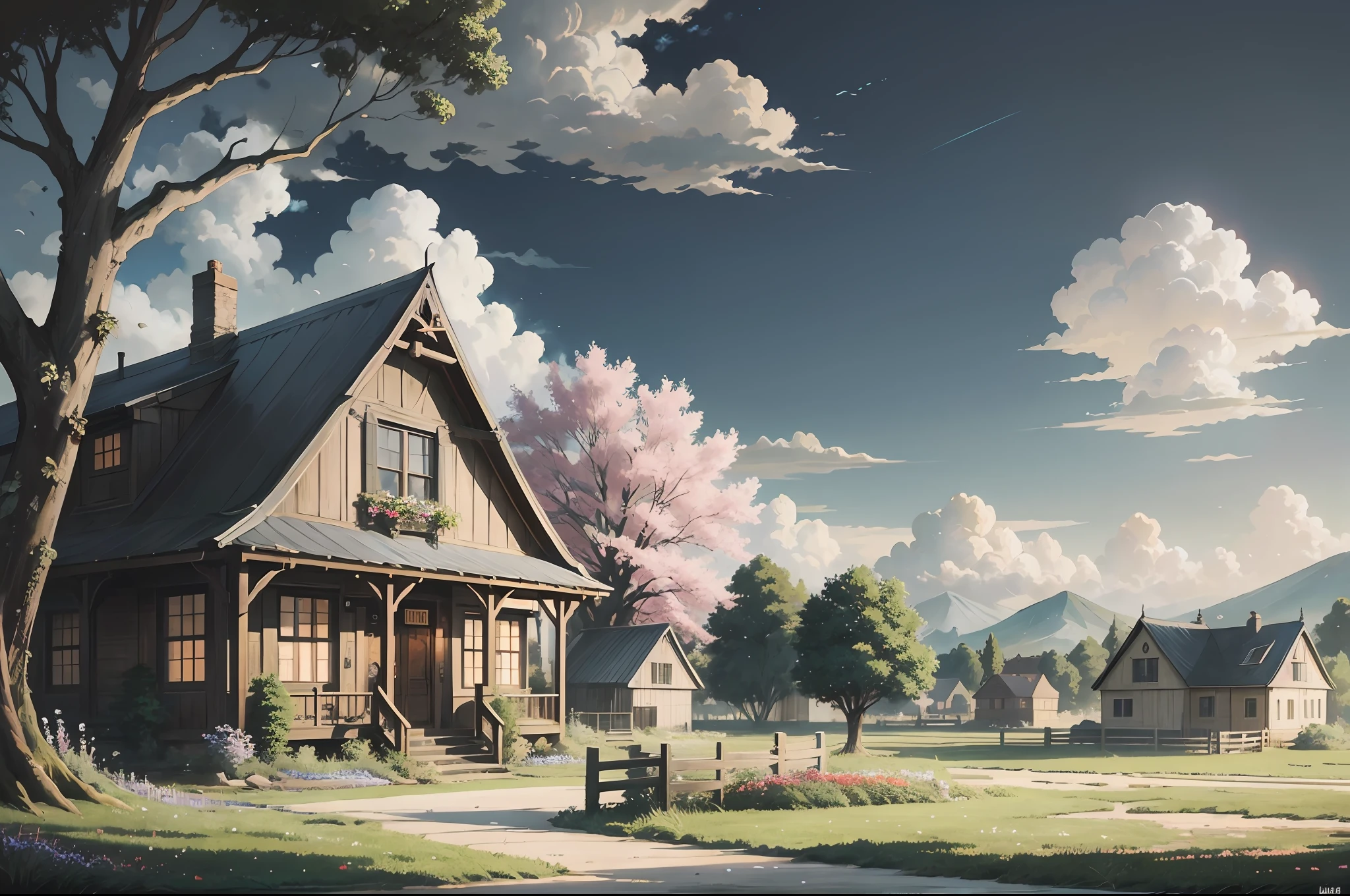 Anime Artistic Image Studio Ghibli-style Cottage AI-generated image  2354382985 | Shutterstock