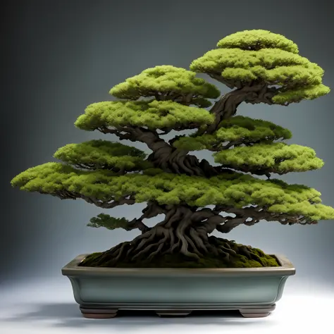 a bonsai tree, realistic, photography, photographic studio lighting, photographed by a phase one camera, details in hdr sharpnes...