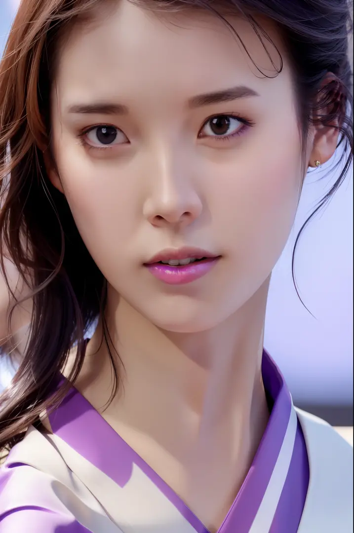 iu, (close-up photo:1.1),(pov:1.1), korean, woman, complex 3d render ultra detailed, portrait of beautiful woman, smile, moody p...